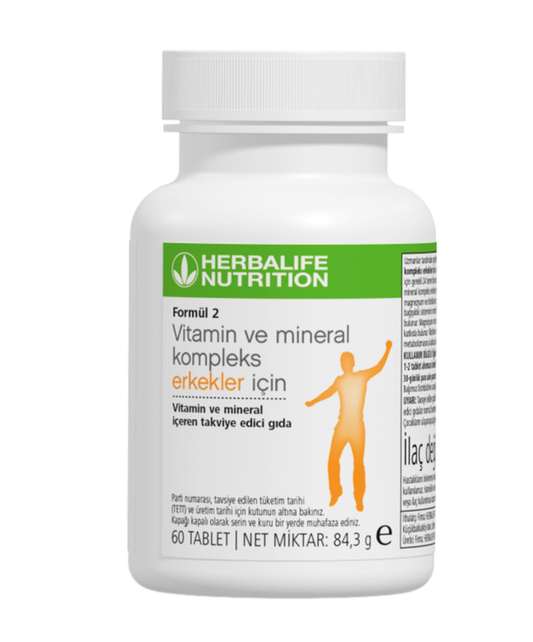 Vitamin ve Mineral Kompleks Erkekler İçin 60 Tablet