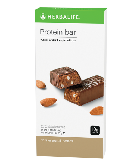 Protein Bar Vanilya Aromalı Bademli 14'lü paket